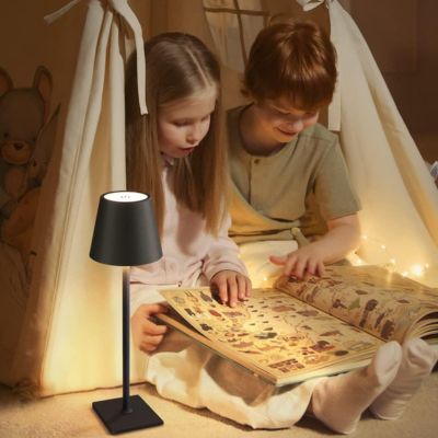 lampe-de-chevet-design-noir-rechargeable