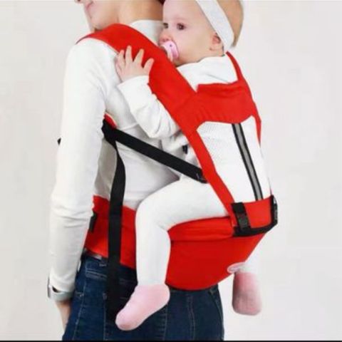 porte-bébé-randonnée-rouge