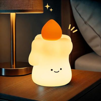 lampe-de-chevet-enfant-chandelle-rouge